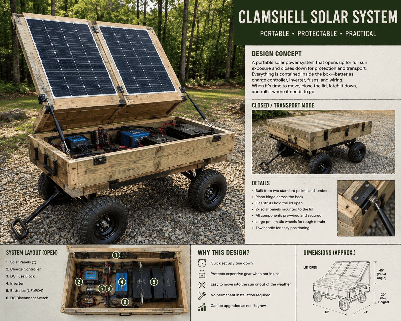 This is an image created by ChatGPT of the imagined solar solution I intend to build.